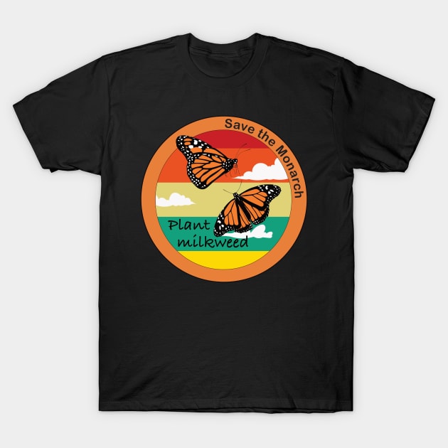 Save the Monarch Butterfly T-Shirt by outrigger